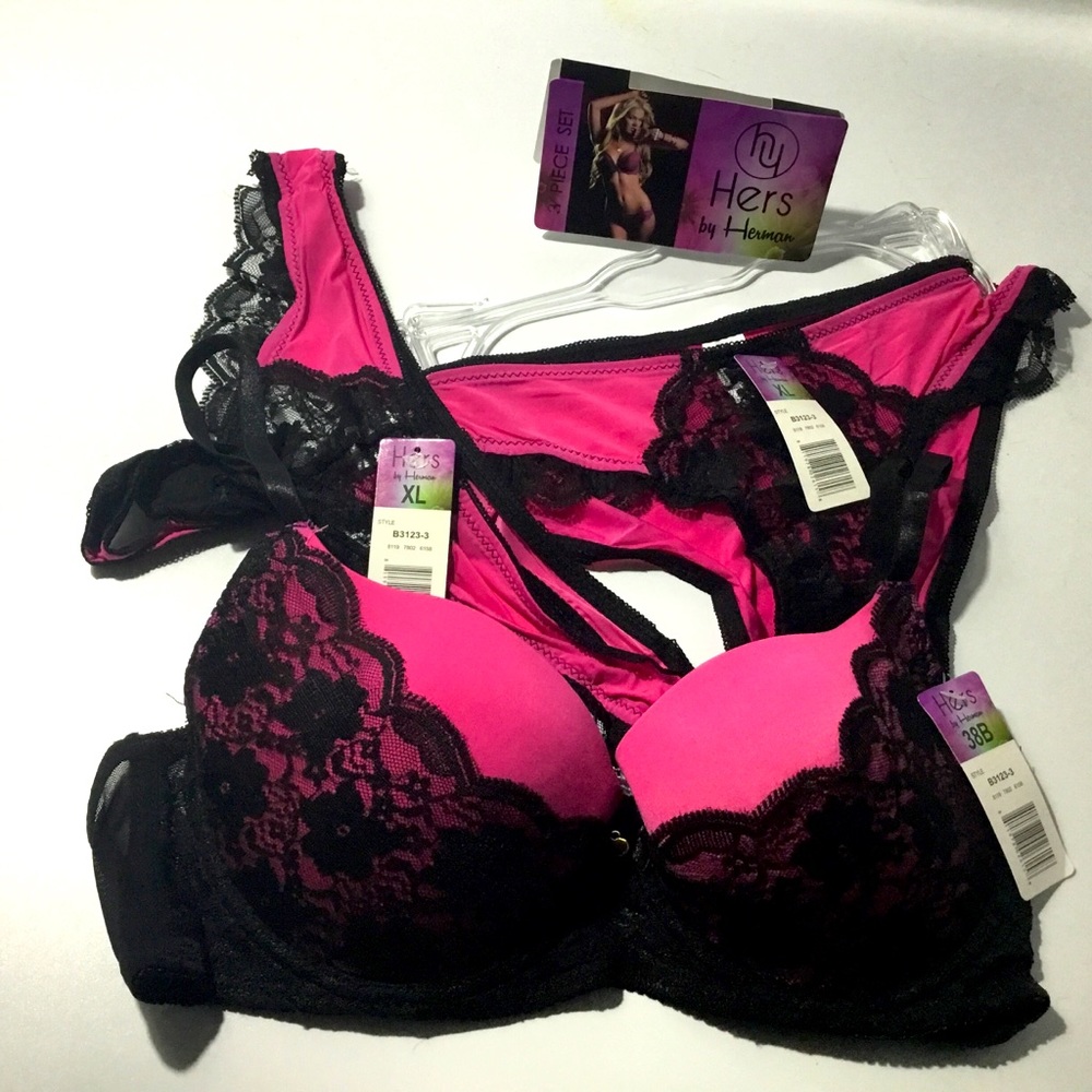 Hers by Herman 3pc bra set